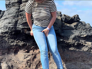 Another Beach Accident - Wet Jeans by the Shoreline