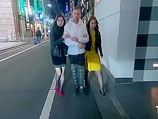 Japanese Mona Ayami And Tsubaki Kato Hard Fucked By A French Cock In A Love Hotel