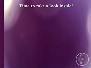 Cumshot fimed from inside the Dick