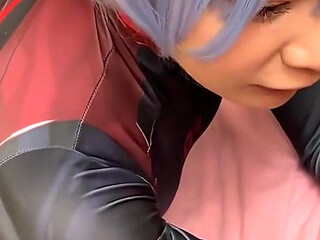 Japanese Anime Cosplay Rei Ayanami -