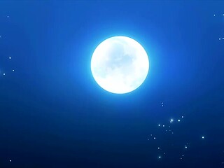 Midnight Unstable Smile under a fading moon beyond control