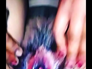 Girl showing her wet pussy to eat