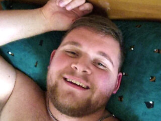 Bear jerks off and squirts himself full