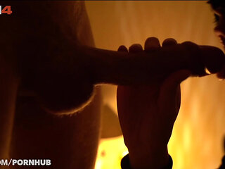 Mysterious masked slut sucking on hard dick in POV cam