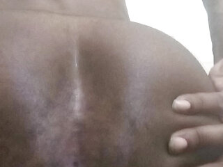 Big Black Cock Femboy Jacking His BBC And Spreading His Cheeks Tight Bootyhole