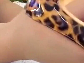 Nylon Pantyhose High Heels Teasing MILF