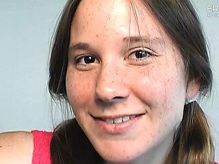 Creampie creamy hairy teen pussy stuffed by stepdad