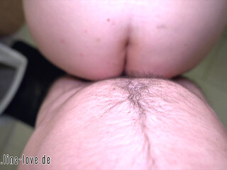 Family Quickie in the Bathroom, Stepbrother Also Wants to Fuck Her and Cum All Over Her Tits.