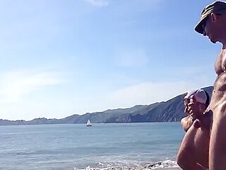 Public Beach Jerkoff