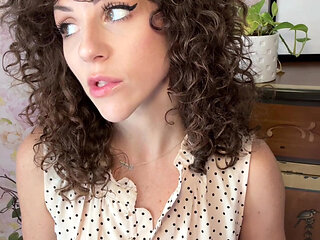Teacher with Curly Hair Takes Advantage for Extra Grade