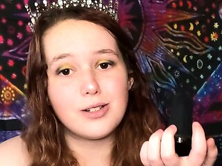 Kinky moist taco brunette anal toy play during masturbating