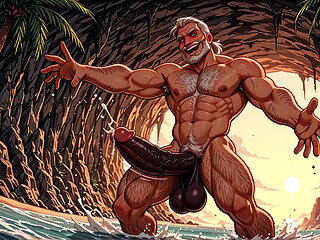 Rock Hard Men Ai Art