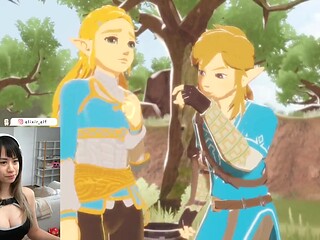 Legend of Zelda: Link and Zelda get strippified in anime hentai prank