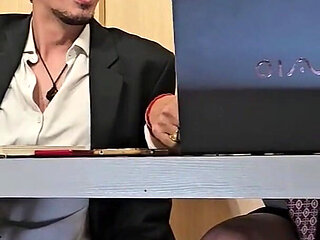 The Smell of Ass Is in the Air, Sex in the Office From Under the Desk
