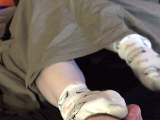 Cedrika's Distracting Feet Under the Blanket