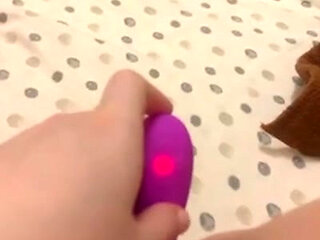 My wife using vibrator for her beauty pussy