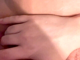 Fingering My Hairy Pussy While Pissing