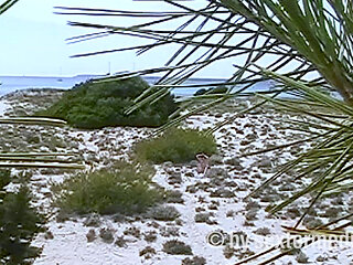 Sexy MILF Naked on the Nudist Beach