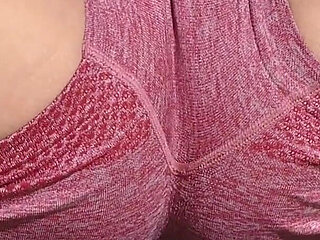 POV Handjob Cumshot After Finger Fucking & Exercise Outdoors