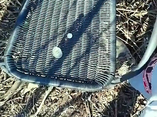 Twink Found Bottle with Anon Cum Outdoors so He Added His Cum There Too