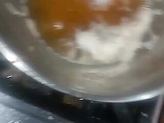 Dishwasher Sucking the Chef's Cock