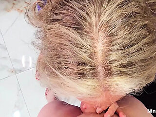 Ultimate GILF Nina Nite Takes Big Cock Blowjob and Creampie in Doggy Style