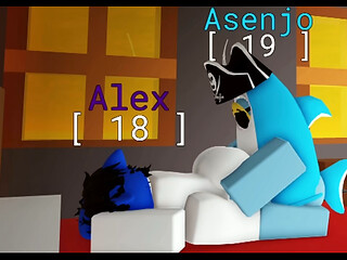 Two Sharks having rough sex - Roblox