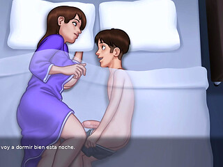 My stepson came under my covers And he made me so to the point that we made love all night