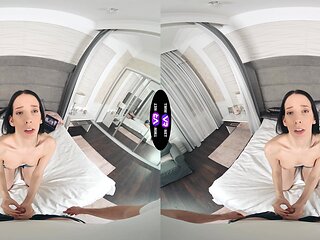 The guy fucked a young brunette, Jasmine Jayne, in missionary and doggystyle