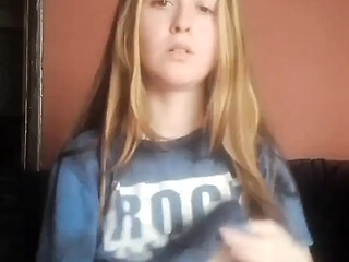 Amateur GF takes a break from her reading session to