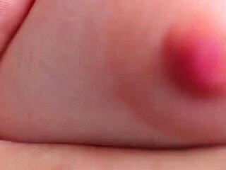 Perfect Small Pink Tits and Nipples Play