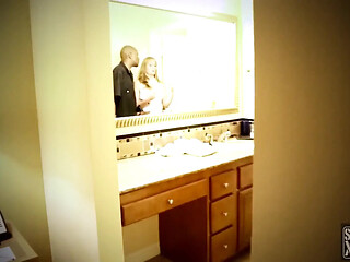 Shower Repair Guy Gets Fucked by Busty Guest