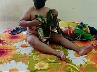 My sexy Indian auntie reveals her massive boobs and even bigger ass on a