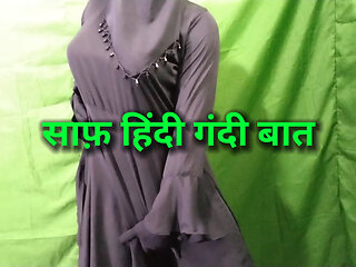 Muslim hijabi beautiful Bhabhi dancing and masturbating