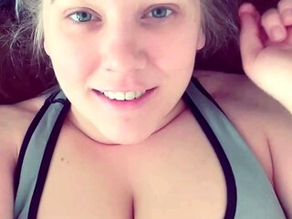 Big boobs milf masturbates with her dildo