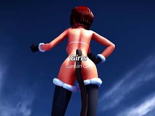 Hentai GF gets a tan and more
