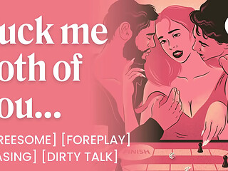 ASMR Audio Porn: Best Friend &amp_ Boyfriend Fuck You Together &ndash_ MMF Threesome, DP &amp_ Dirty Talk &ndash_ Erotic Audio Roleplay for Women