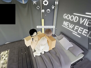 Taking a Cute Girls Virginity on a Roblox Condo While my Girlfriend Watches
