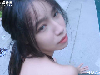 Md-0190-5 I'm Su Chang, I'm Back / Swimsuit Chapter / Beach Exposure Playing with Snow-white Big Breasts