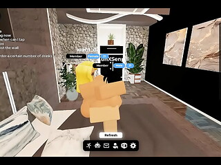 Fucking a blonde girl in roblox condos