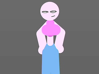 Animaci&oacute_n Mujer De Tetas Grandes Folla En Callej&oacute_n Oscuro