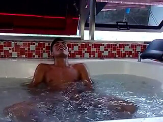 My Black Lover Pounding My Pussy Hard in the Jacuzzi Tub