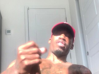 Solo Black Gay Masturbating
