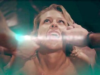 DevilsGangbangs - Big Tits Babe Get Her Ass Plumbed In An Interracial Gangbang