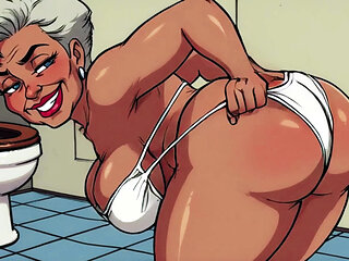 Ai Bathroom Scenes Teasing Shaking Ass