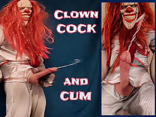 Clown Porn Clown Big Cock and Cumshots