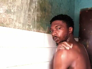 At Shower Masturbating