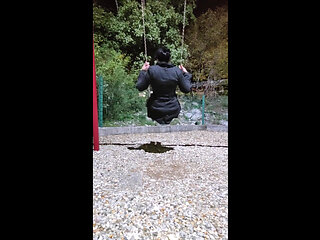 Wearing a Butt Plug in Public Anal Training