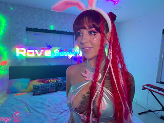 Horny Redhead Luna Legend Gives Brian Her Ass Under Neon Lights!