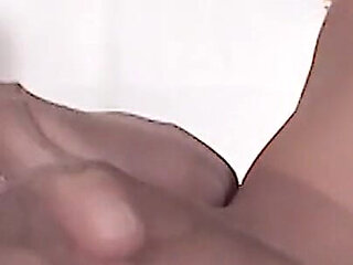 My first nylon footjob